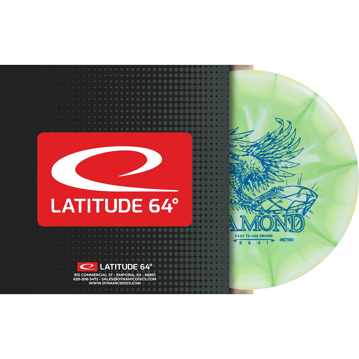 Amazon.com: Latitude 64 Retro Burst Diamond Disc Golf Driver